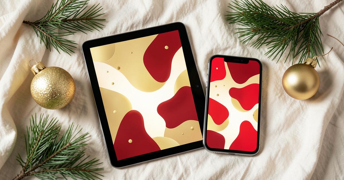 Festive Christmas still life illustrating Last-Minute Christmas Cards: 8 Digital Options You Can Send Today